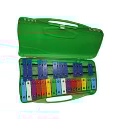 ALLEGRO - Metalófono Cromático De 25 Tonos Verde All25G + Baqueta adicional ALLEGRO.
