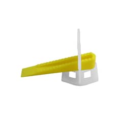 DVP - Espaciador Ceramica Lash Nivel Amarillo Bolsa 100 un