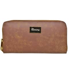 RIVIERA - Billetera de mujer Cuero Natural Genuino Natural