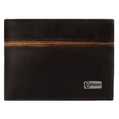 CRAFTMEN - Billetera cuero natural genuino Café
