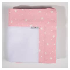 COCHO COCHO - Manta Polar Blanco Cielo Rosado