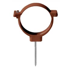 DVP - Clip Abrazadera para Tubo Bajada 80mm Café - Café