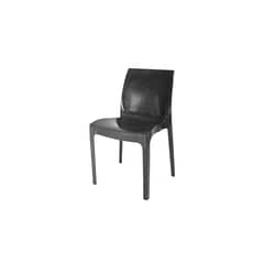 DVP - Silla Plástica Negra Resistente con Filtro UV - Negro