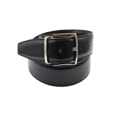 TOPWOLF - Cinturón Reversible 3,5Cm Negro Café V9 Ecocuero