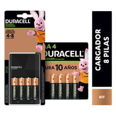 DURACELL - Pack Cargador +8 Pilas aa Recargables/Superstore