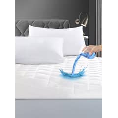 CASATUA - Cubre Colchon Protector Impermeable - Blanco - 2 plazas