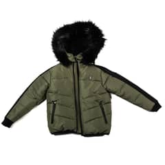 PILLIN - Parka con Capucha Niño Verde