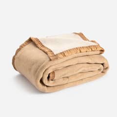 ROSEN - Frazada Lana Beige 1,5 Plazas