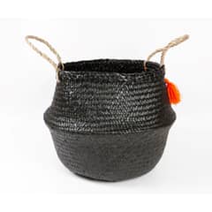 PLANT ME - CANASTO DECORATIVO DE FIBRA NATURAL L GUILIS