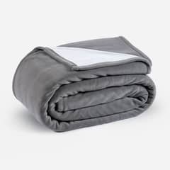 ROSEN - Frazada 410 gramos Bicolor Gris 2 Plazas