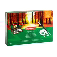DERWENT - Acrílicos Academy Caja Madera 18 piezas