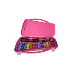 ALLEGRO - Metalófono Cromático De 25 Tonos Rosado + Baqueta Adicional