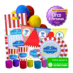 PALMS - Pack Celebraciones Cumpleaños Diseño Circo