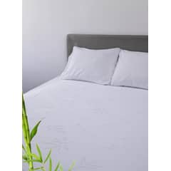 CASATUA - Cubre Colchon Protector Impermeable Bambu - Blanco - King