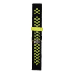 LHOTSE - Correa Smartwatch SW88 20mm Negra Verde Hebilla