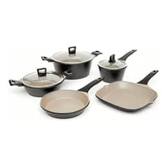 SIMPLIT - Batería de Cocina Antiadherente Classic 8 Piezas