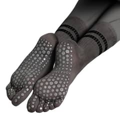 CRUSEC - Calcetines Térmicos Con Dedos Antideslizantes Yoga Deporte