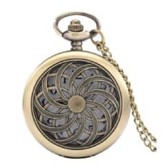 INVENCIBLE - RELOJ DE BOLSILLO LEONTINA WHEEL FORTUNE CON CADENA AK72