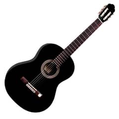 ALAGUEZ - Guitarra Clásica Negra 39P con Bolso.