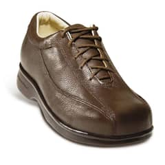SANNABEM - Zapato P/Diabetico C/Cierre Cordon Marron Talla 46-Blunding