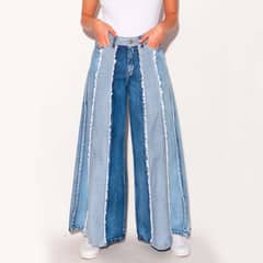 MOMCHIC - Jeans wide Aurora Flecos