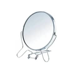 OFERTABKN - Espejo Redondo Doble Cara Aumento Normal Base Metálica 4pulgadas