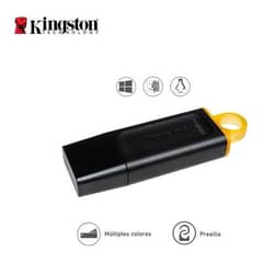 KINGSTON - Pendrive Ultra Velocidad Exodia 128gb Usb 3.2 Flex
