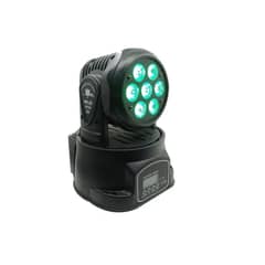 ESHOPANGIE - Cabeza Movil Robotico Par 7 Led Rgbw Dmx Fiesta Disco