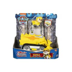 SPIN MASTER - Vehículo De Juguete Paw Patrol Knights Rescue Rubble