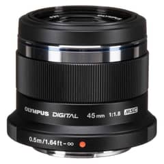 OLYMPUS - M.zuiko digital 45mm f1.8 lens - black