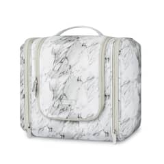 BAGSMART - - Bolso organizador de aseo - Blanco marmoleado