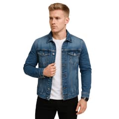D'JOE - Chaqueta Jeans Mezclilla Hombre Slim