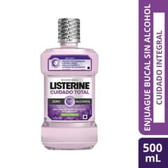 LISTERINE - Enjuague Bucal LISTERINE® Cuidado Total Zero Alcohol x500 ml