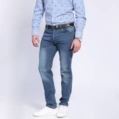 POTROS - Jeans Linea Spandex Slim Fit Denim