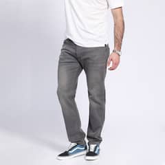 POTROS - Jeans Linea Spandex Slim Fit Gris oscuro