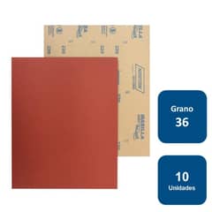 NORTON - Lija Para Madera / Masilla Grano 36 10un.