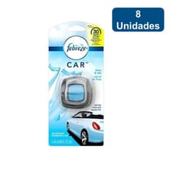 FEBREZE - Aromatizante Automovil Clip Aroma Linen & Sky X 8