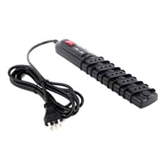 REMA - Alargador zapatilla 5 posiciones + 2 usb Negro 3mts Rittig