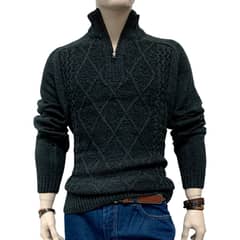 MARIO HADDAD - SWEATER MEDIO CIERRE