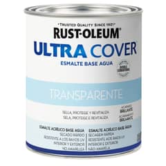 RUST OLEUM - Esmalte al Agua Ultra Cover 946ml Transparente