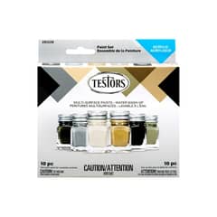RUST OLEUM - Set de 6 pinturas Acrílicas Colores Camuflados Testors