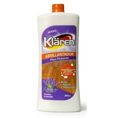 KLAREN - Abrillantador Piso Flotante 850ml Lavanda