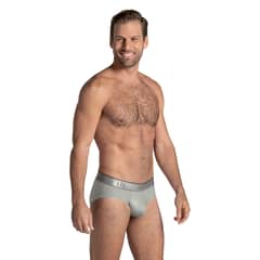 LEO - Ropa Interior Masculina 033278N Boxer Corto Gris