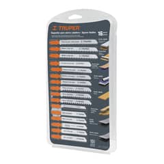 TRUPER - Set Hoja De Sierra Caladora 16 Un Varios Cortes