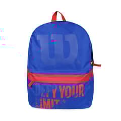 WILSON - Mochila Defy azul con rojo