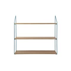 URBAN PRODUCTS - RACK CON 3 ESTANTES 60X15X54CM METAL AZUL