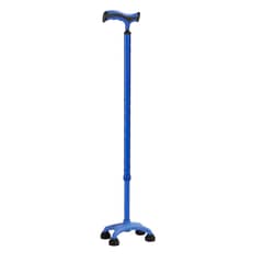 FIRST CARE - BASTÓN DE 4 APOYOS T PREMIUM AZUL