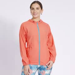 KANNU - Cortaviento Active Wind Mujer Coral