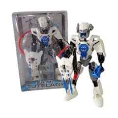 GENERICO - Robot Earth Tutelary WHITE SPACE WARRIOR 18 cm.