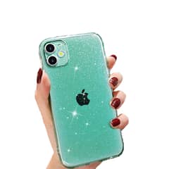 GENERICO - Carcasa Candy Brillo Silicona Para iPhone 11 Turquesa Neón